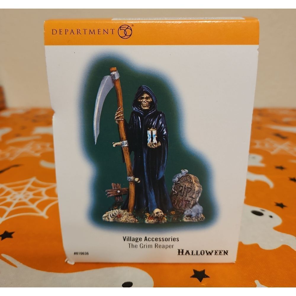 Department 56 Halloween Grim Reaper with Scythe